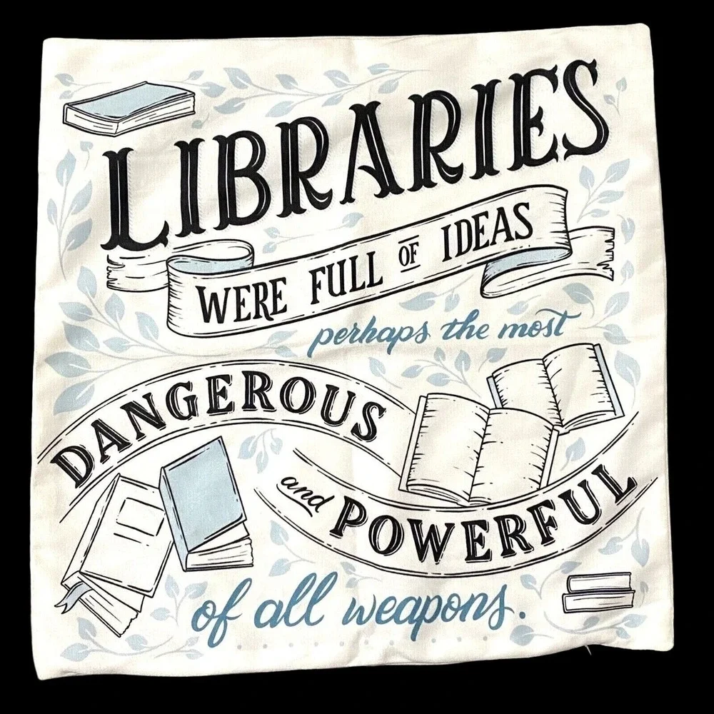 Library Pillow Cover 17